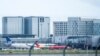DENMARK -- An aircraft of the airline DAT with evacuees from Afghanistan arrives at Copenhagen Airport in Kastrup, Denmark August 18, 2021.
