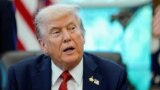 Президент Дональд Трамп в Белом доме в Вашингтоне, 6 октября 2025 года