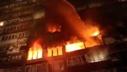 Aftermath of Russia's strikes in Kyiv